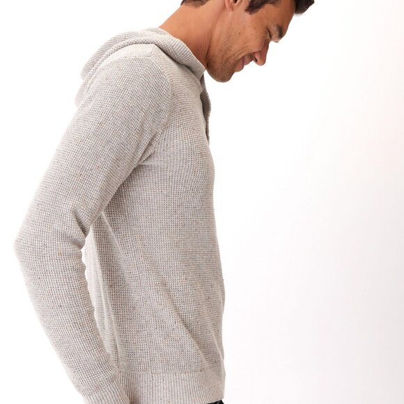 Mens Threads 4 Thought 2024 Raja Waffle Knit Henley Sweater Large Lot NWOT - Picture 5 of 7